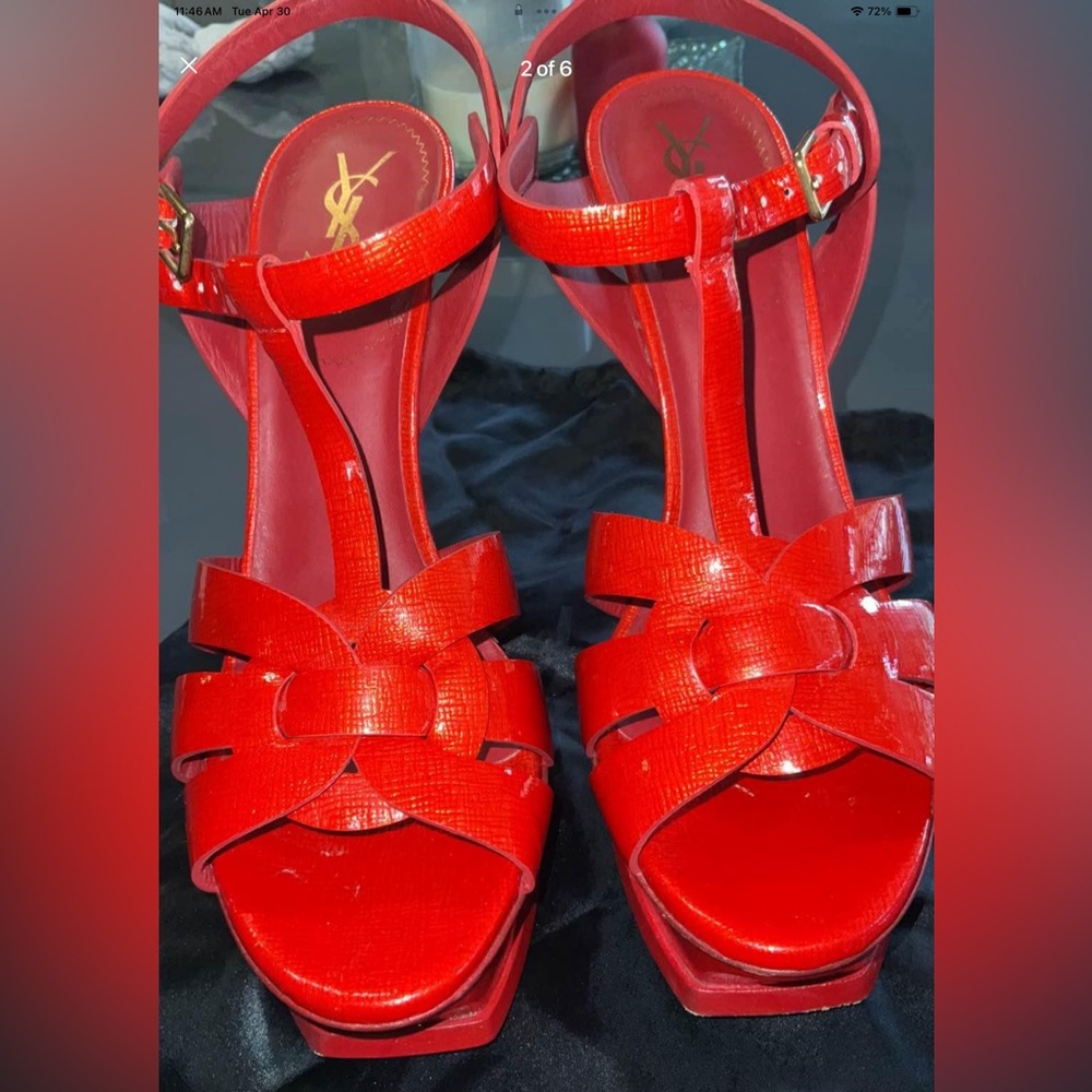 Made in Italy
Size 39 1/2(38.5 US)
heels ( measure 5.3
inches in height - Picture 3 of 5